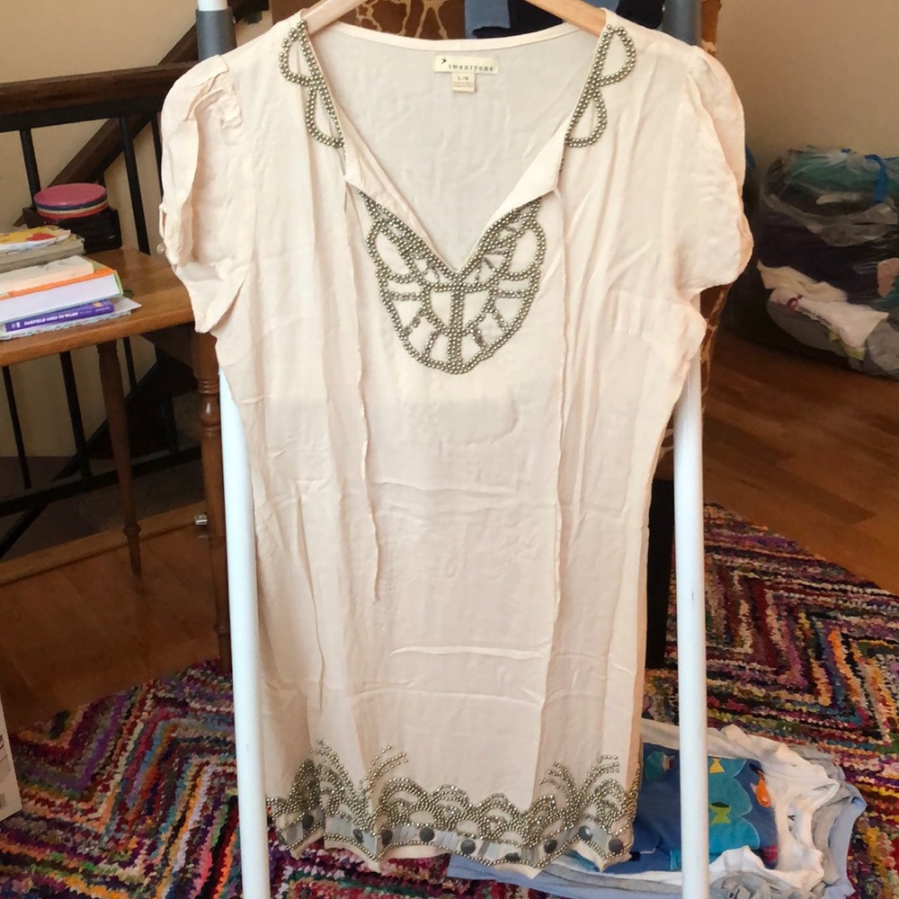 Beaded boho dress